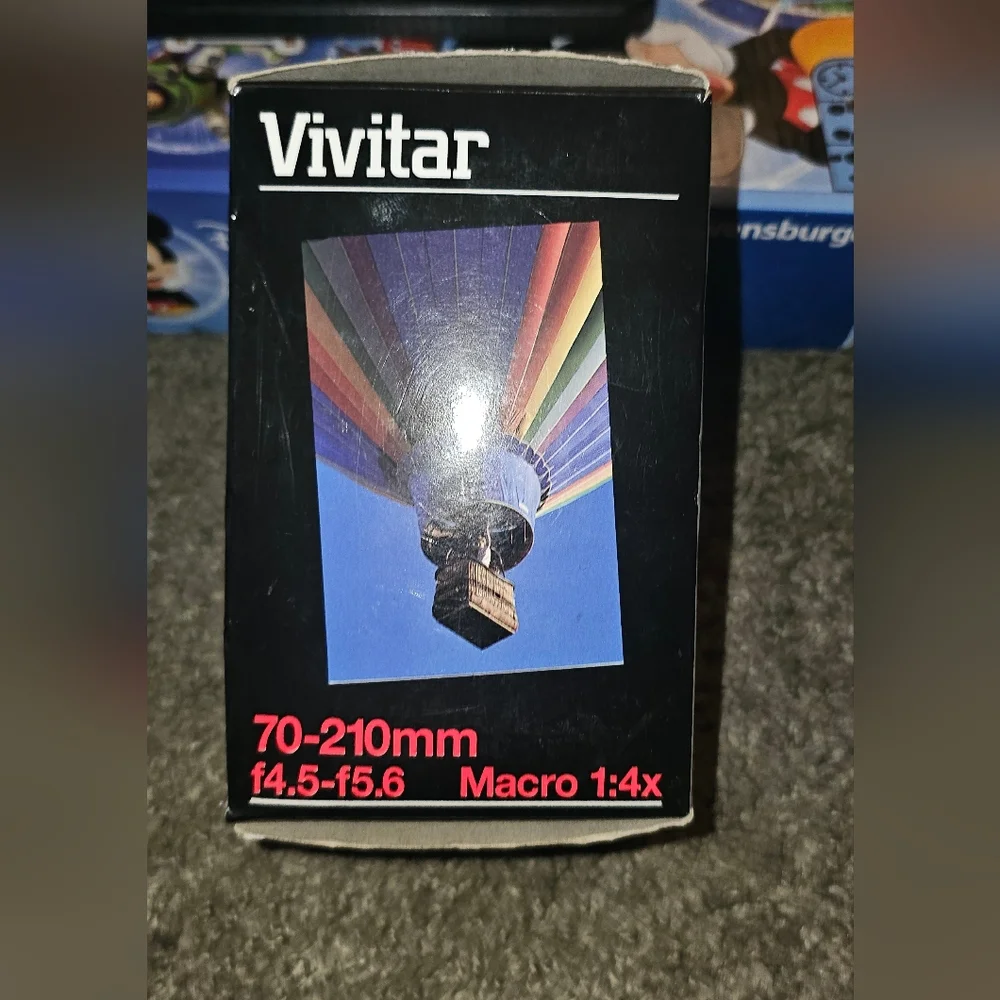 Vivitar 70-210mm F4.5-5.6 Macro 1:4X Zoom Camera Lens